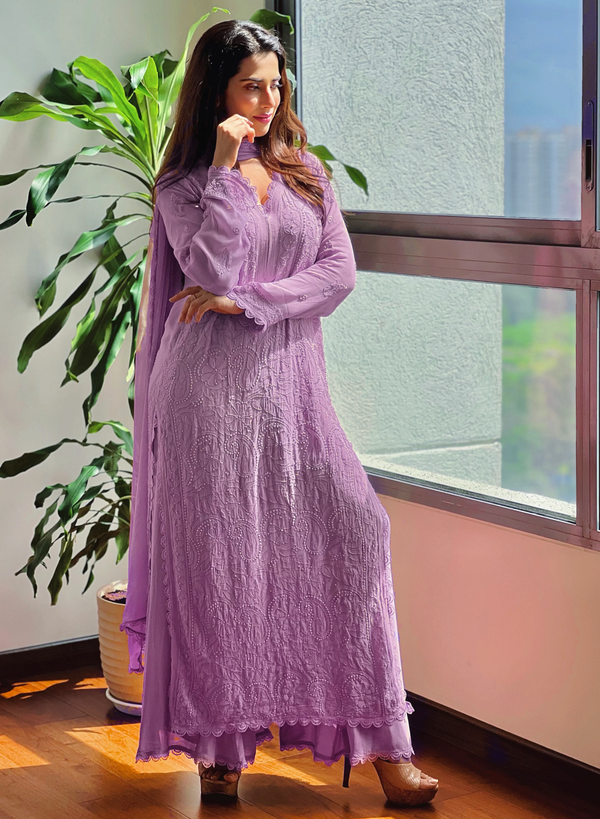 Charlotte Chikankari Kurta Set