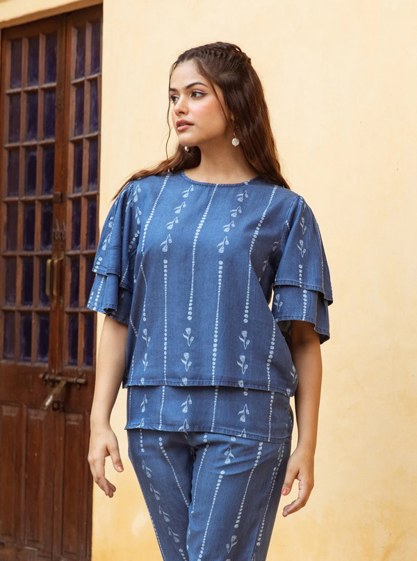 OSHO LAPIS COTTON CO-ORD SET